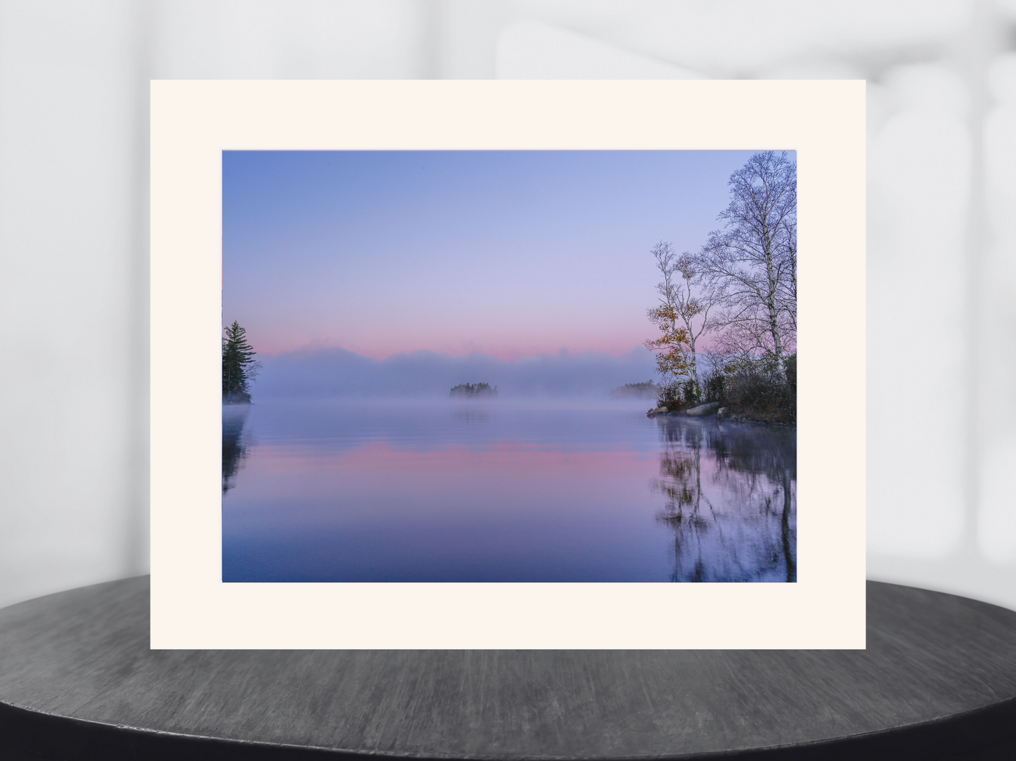 Autumn Morning Fog - Setting the Mood on Tupper Lake