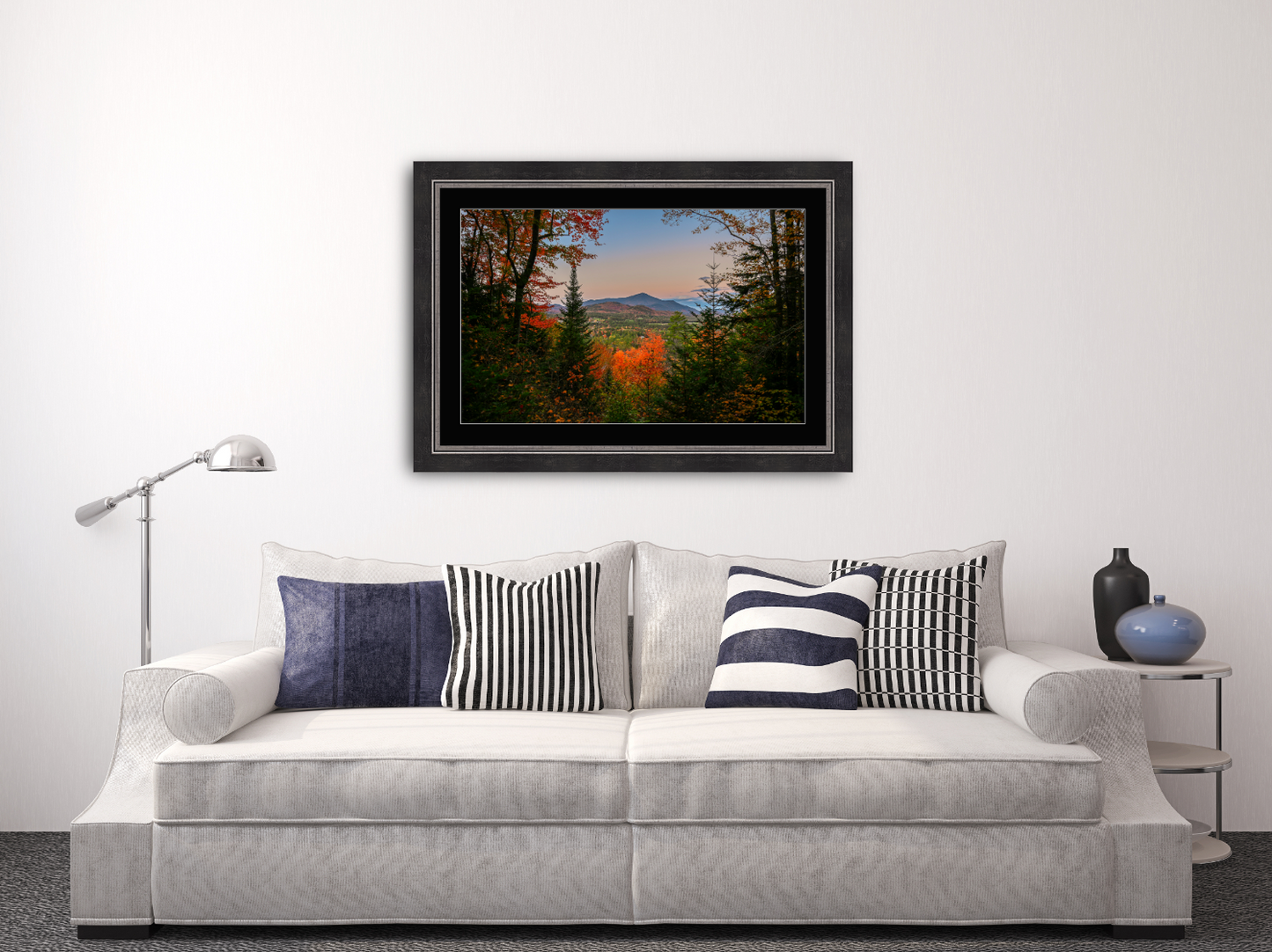 Print of fall in Lake Placid Adirondack Mountains