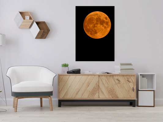 print of a harvest moon