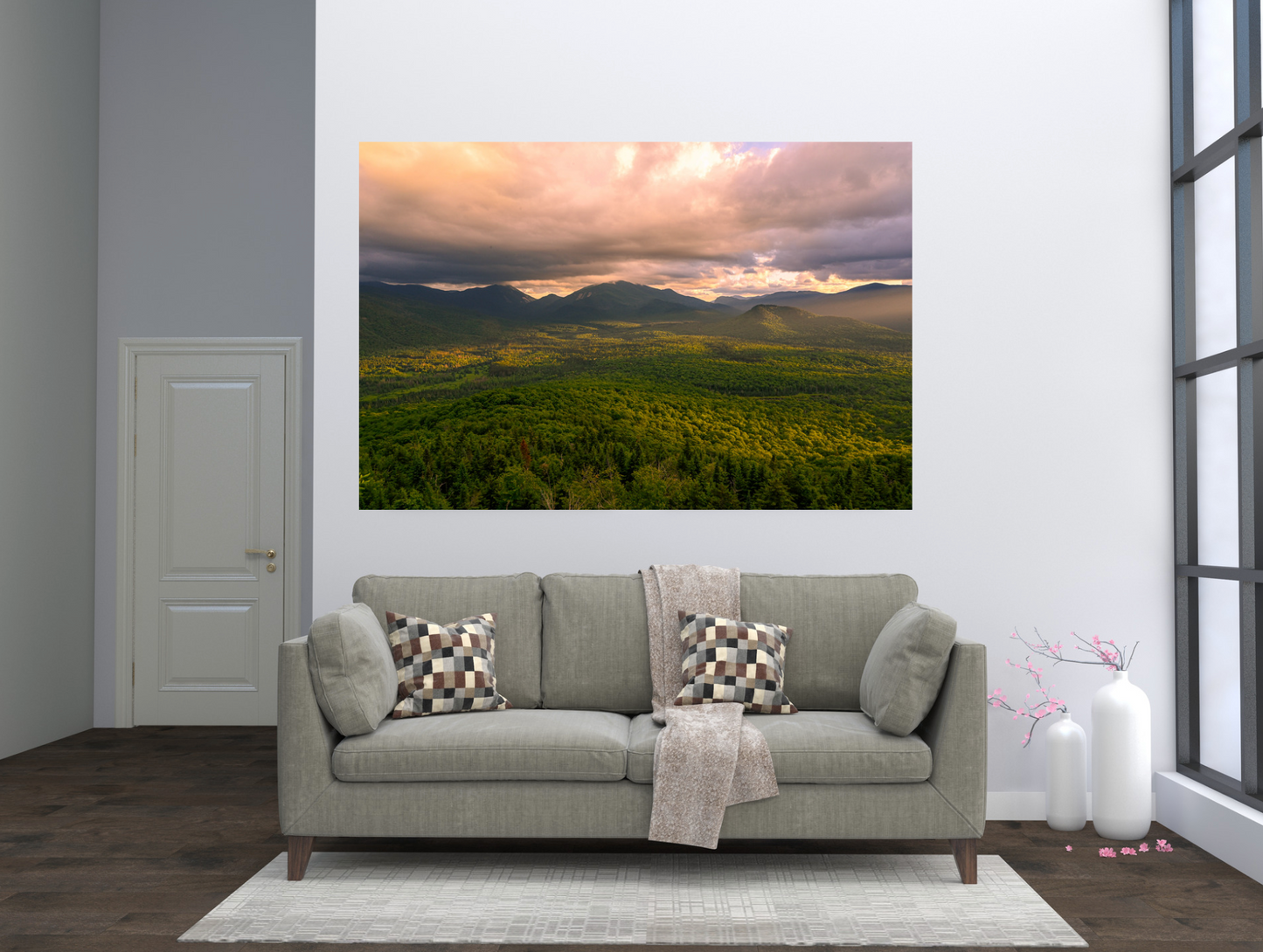 print of Evening Light on Mt. Van Hoevenberg