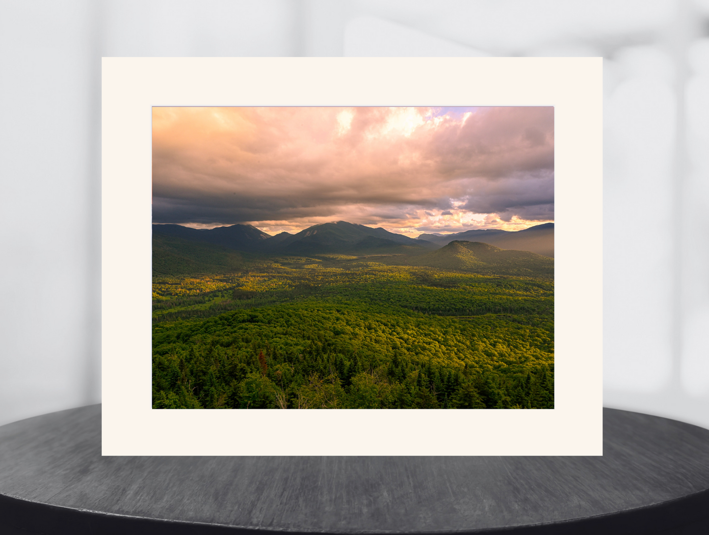 print of Evening Light on Mt. Van Hoevenberg