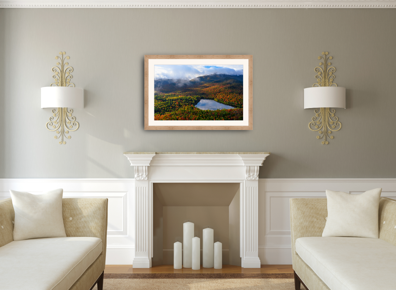 print of a Fall Morning on Mount Jo