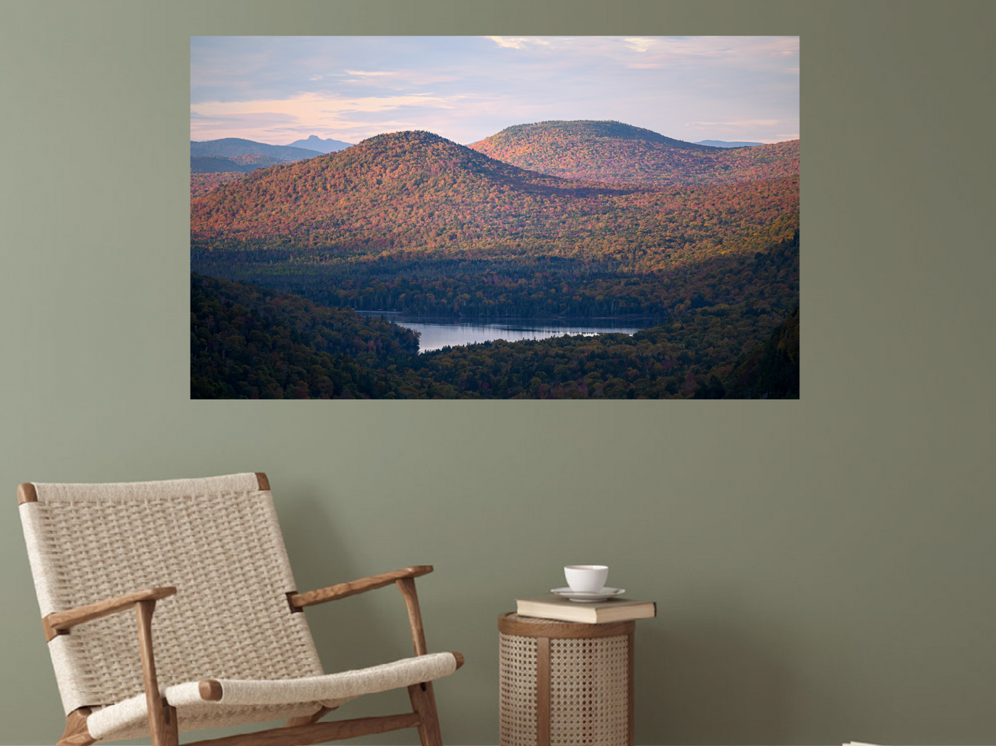 print of a Fall Sunrise from Indian Head