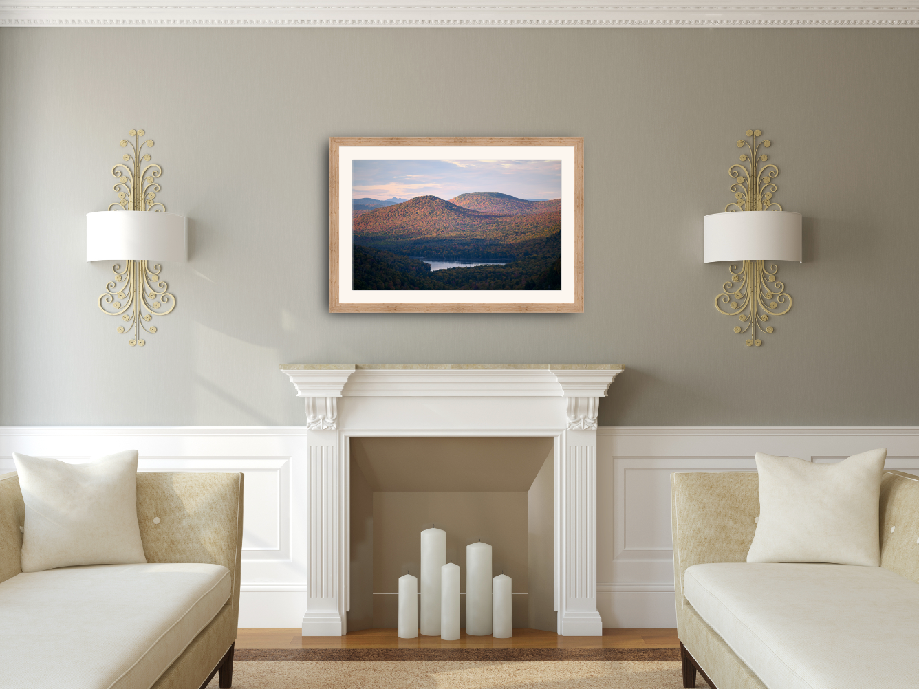 print of a Fall Sunrise from Indian Head