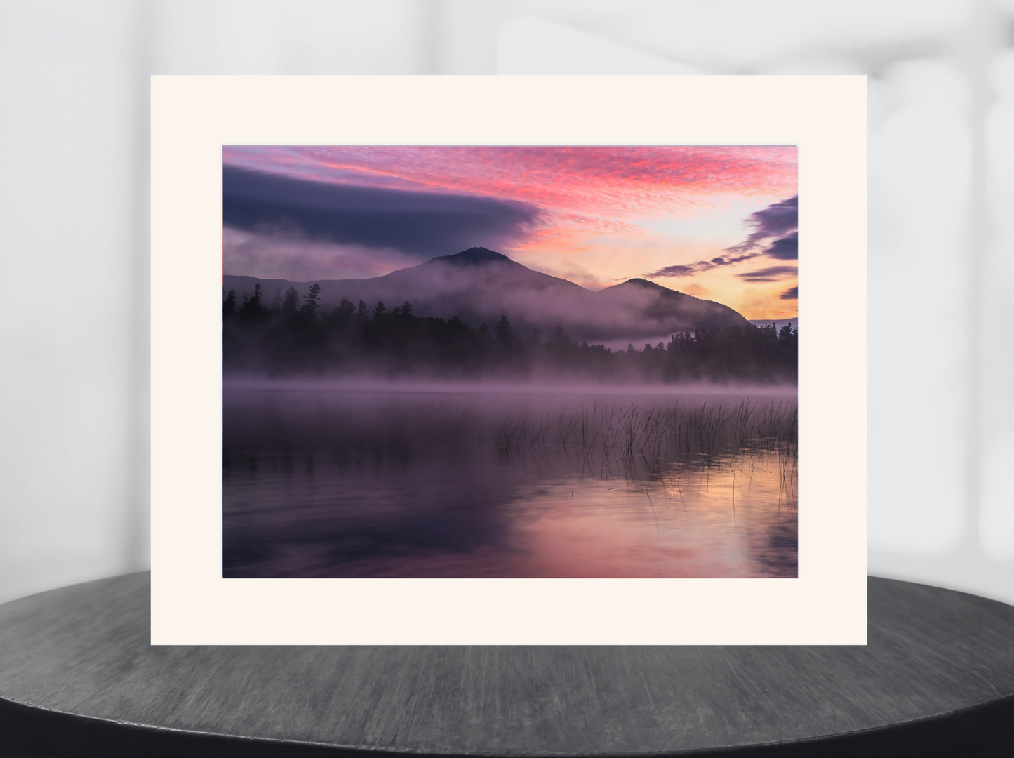 print of a Foggy Sunrise on Connery Pond