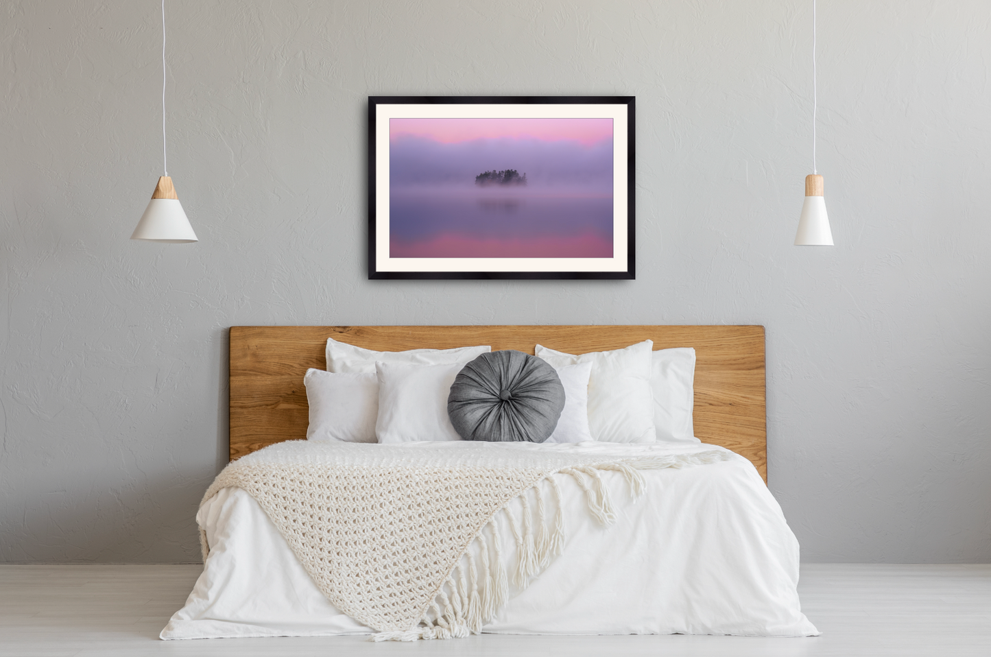 print of a Crisp Autumn Sunrise Tupper lake