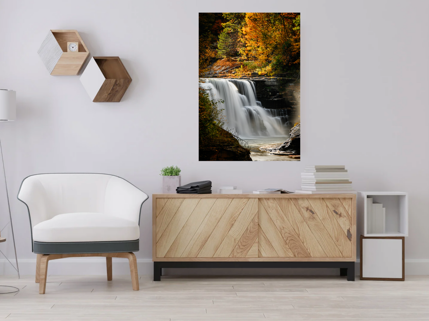 print of Lower Falls at Letchworth State Park
