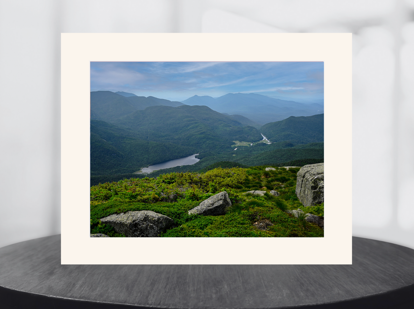 print of the MacIntyre Range in the Adirondack Mountains