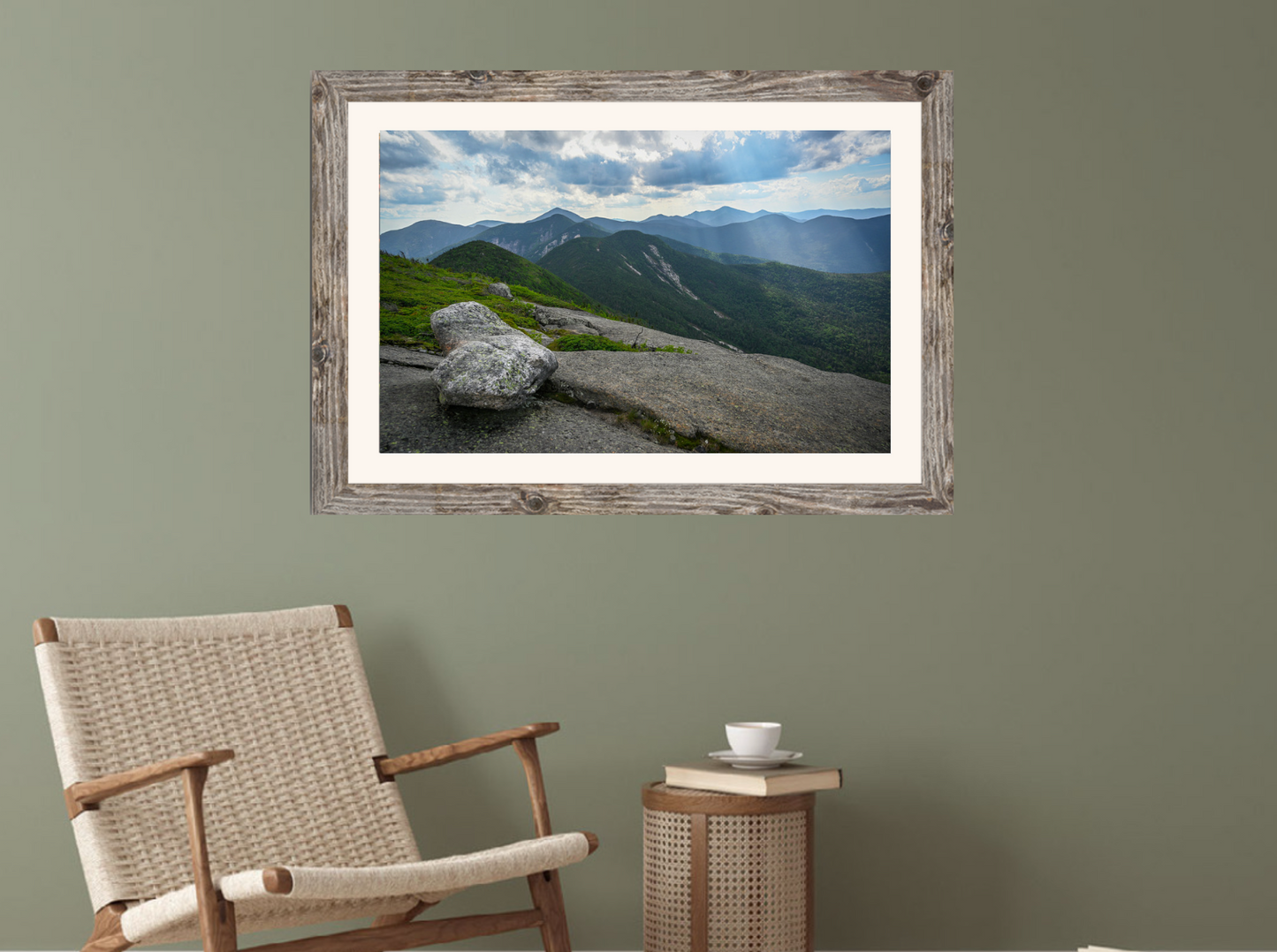 Print of a Heart Shaped Rock on Gothics Mountain
