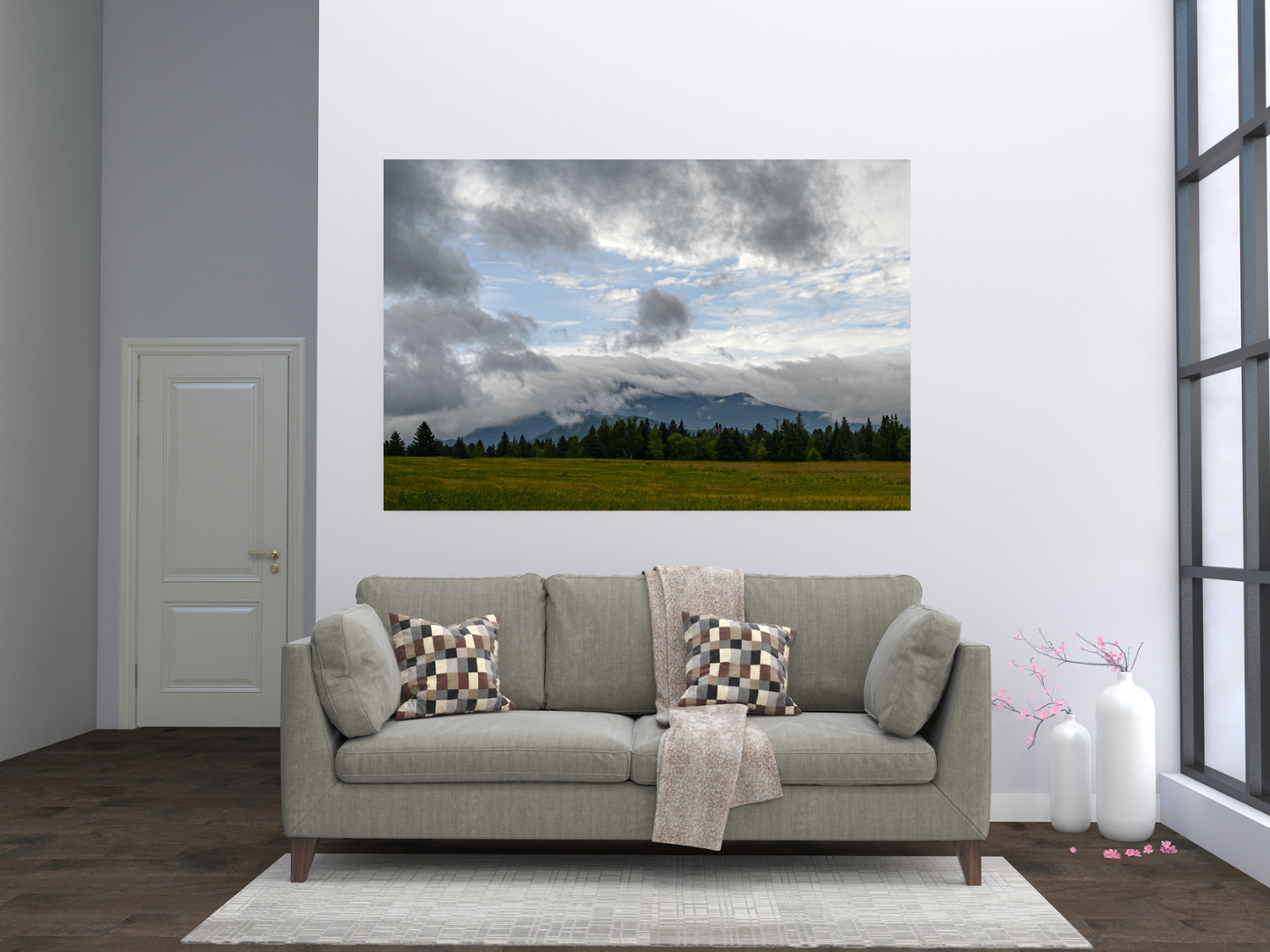 print of the Adirondack Mountains