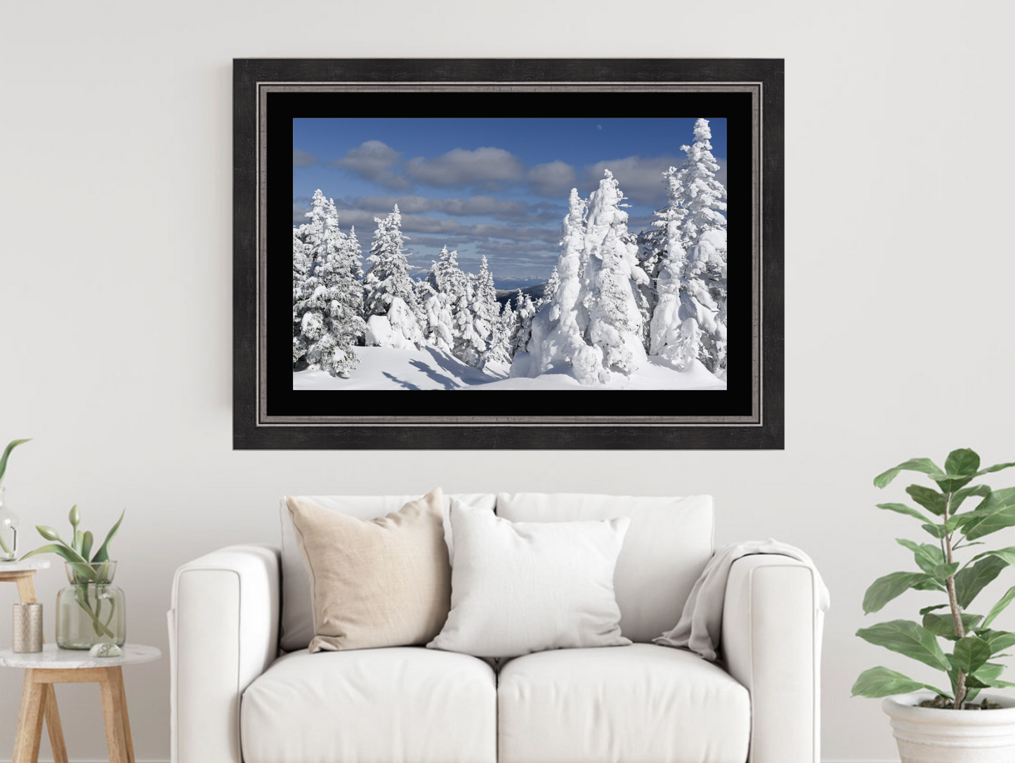 Print of Snowy Trees