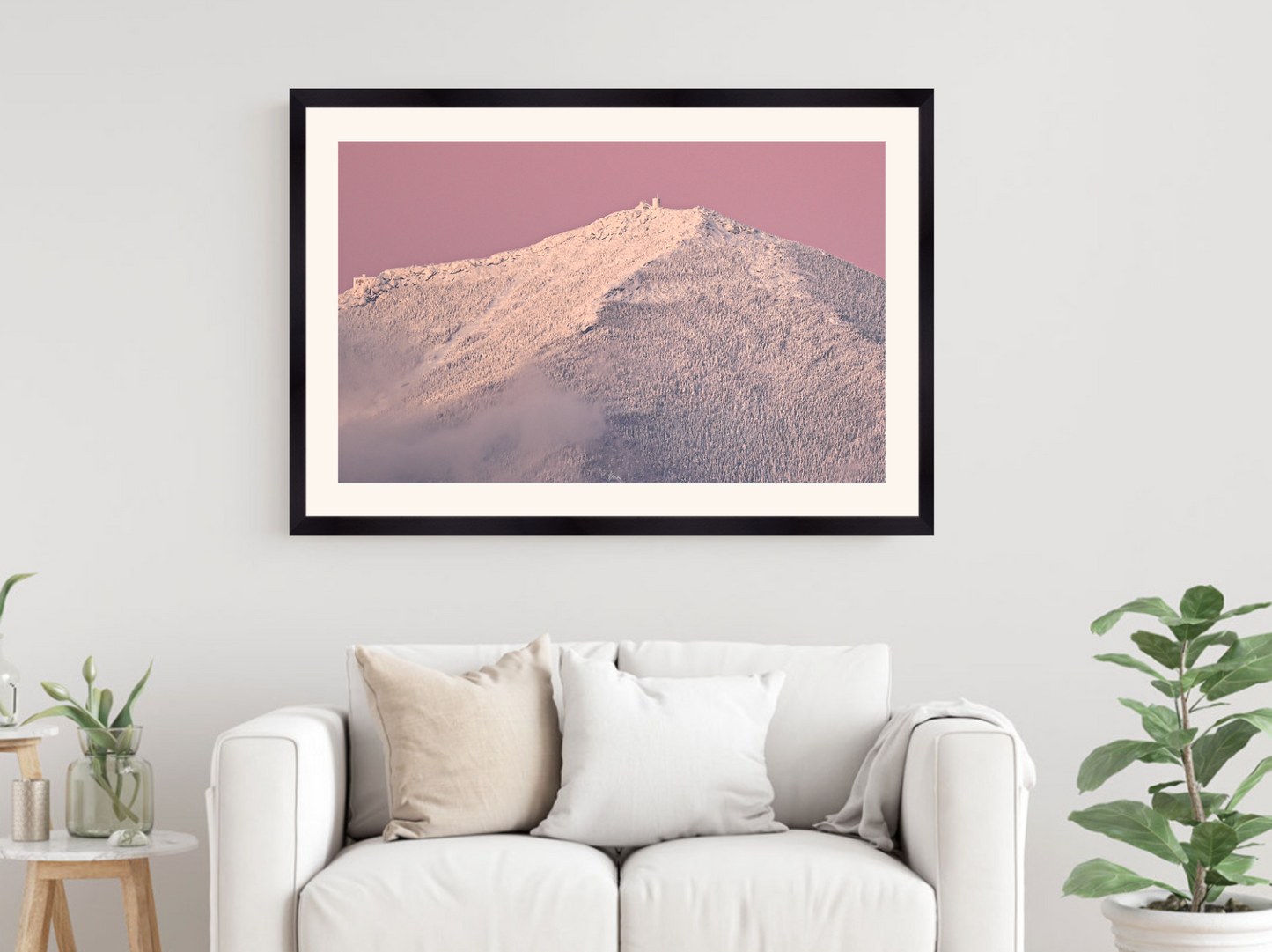 Print of Whiteface at sunset