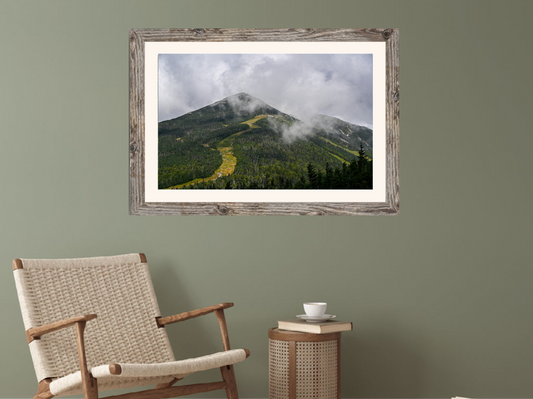 print of Rain Clouds over Whiteface