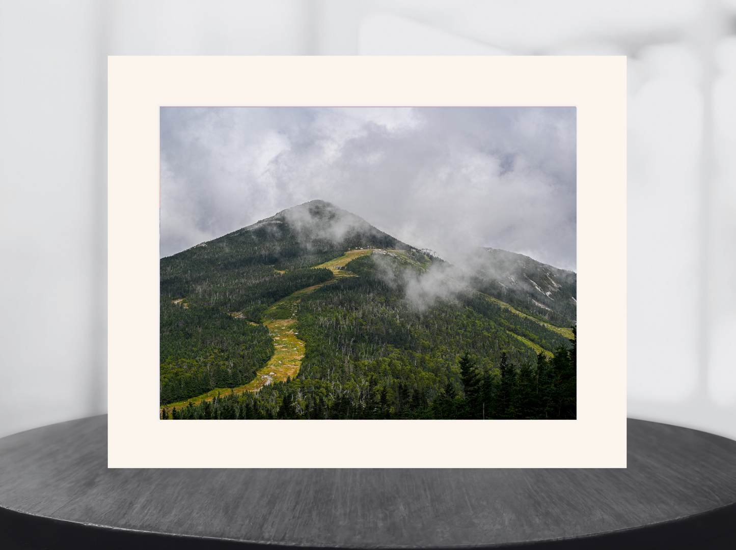 print of Rain Clouds over Whiteface