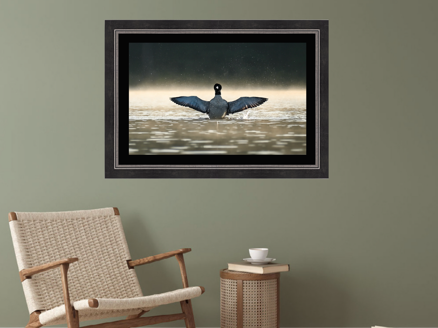 print of a Common Loon Wingspread