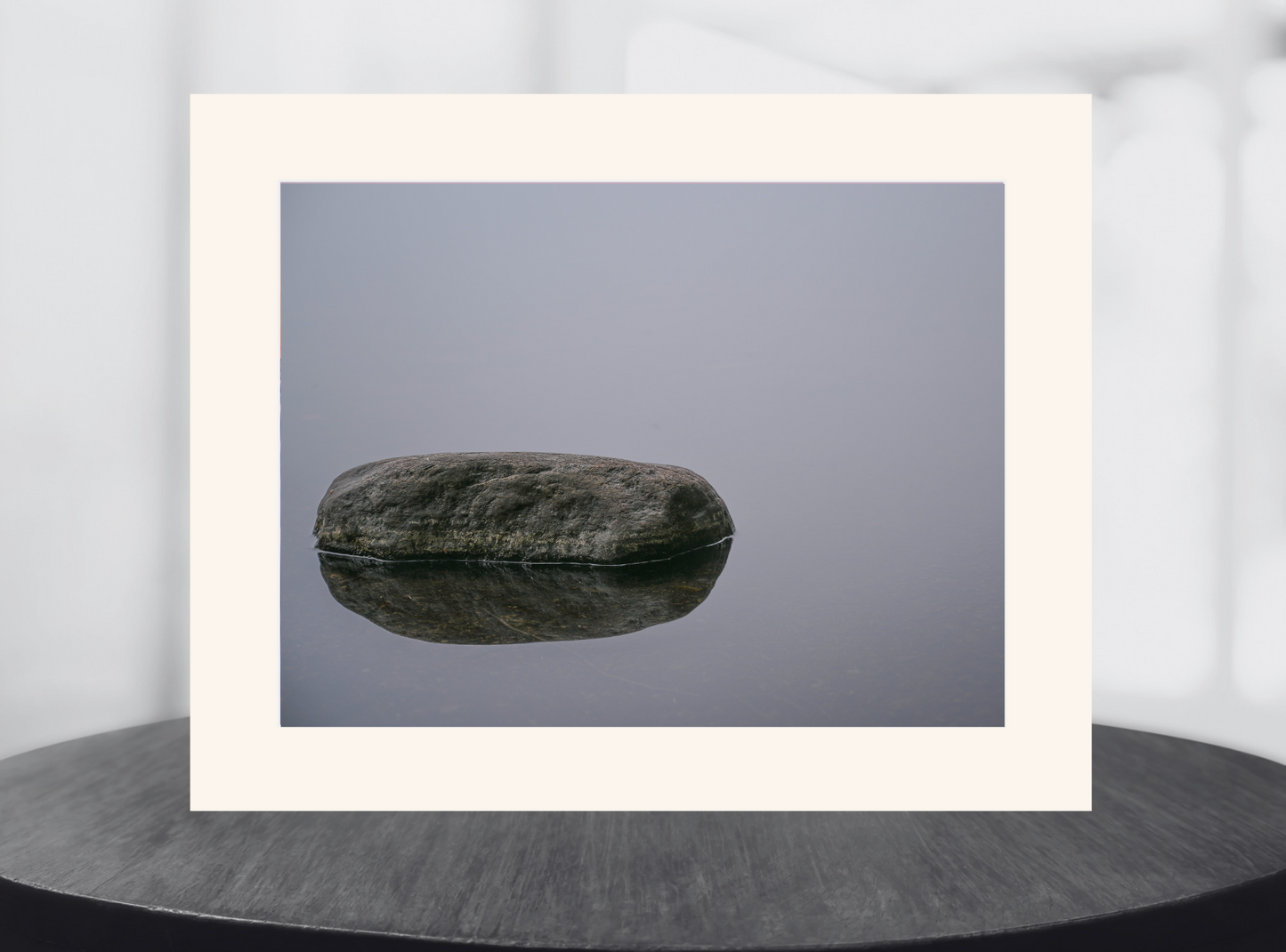 print of Reflection of a Rock
