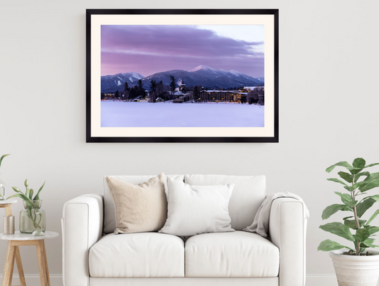 print of a Sunrise over Mirror Lake