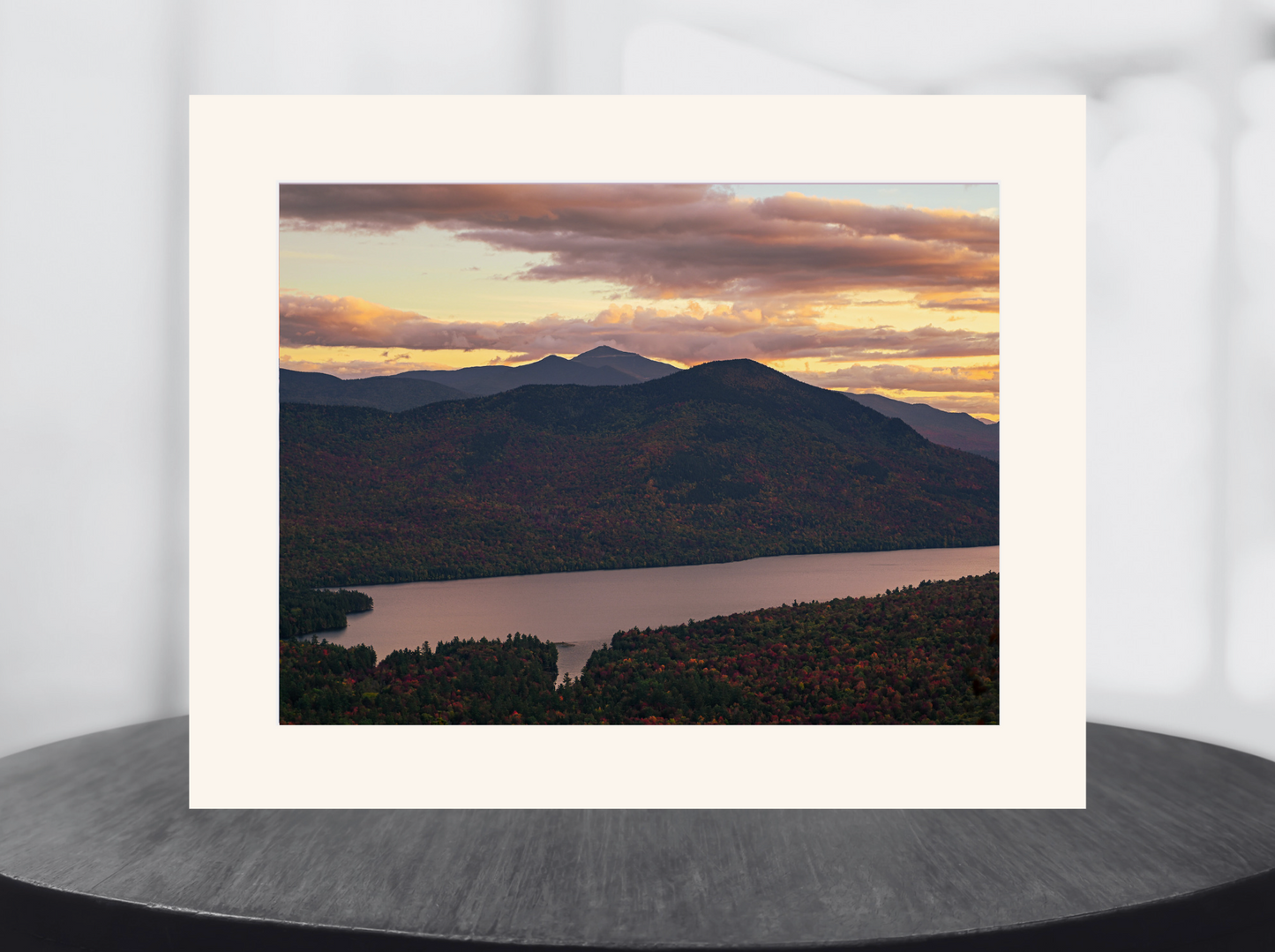 print of a Sunset over Silver Lake