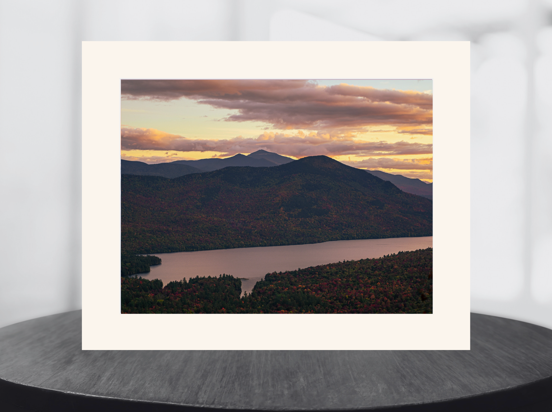 print of a Sunset over Silver Lake