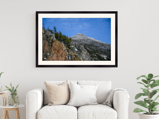 print of Whiteface mountain castle