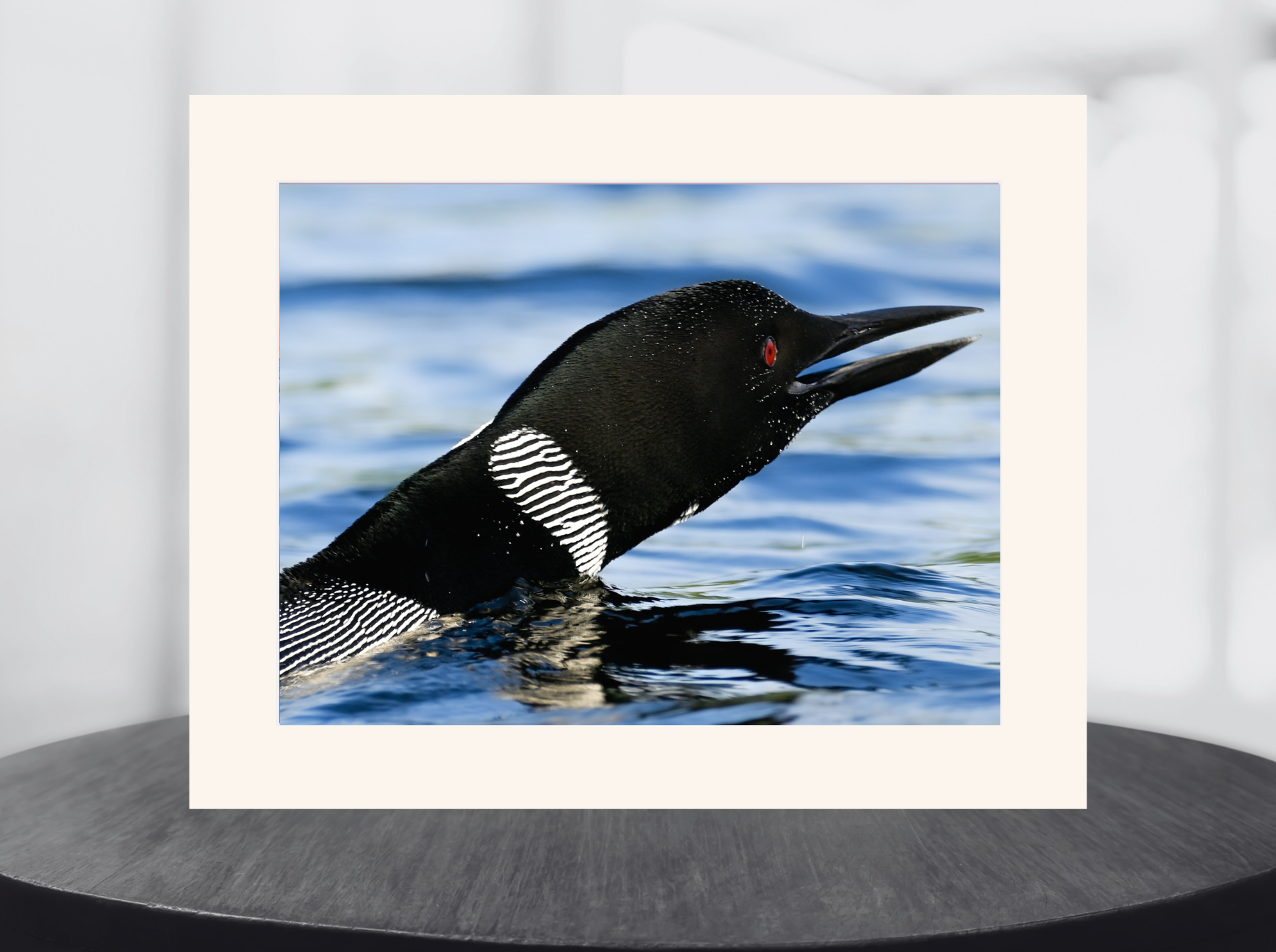 print of a loon call