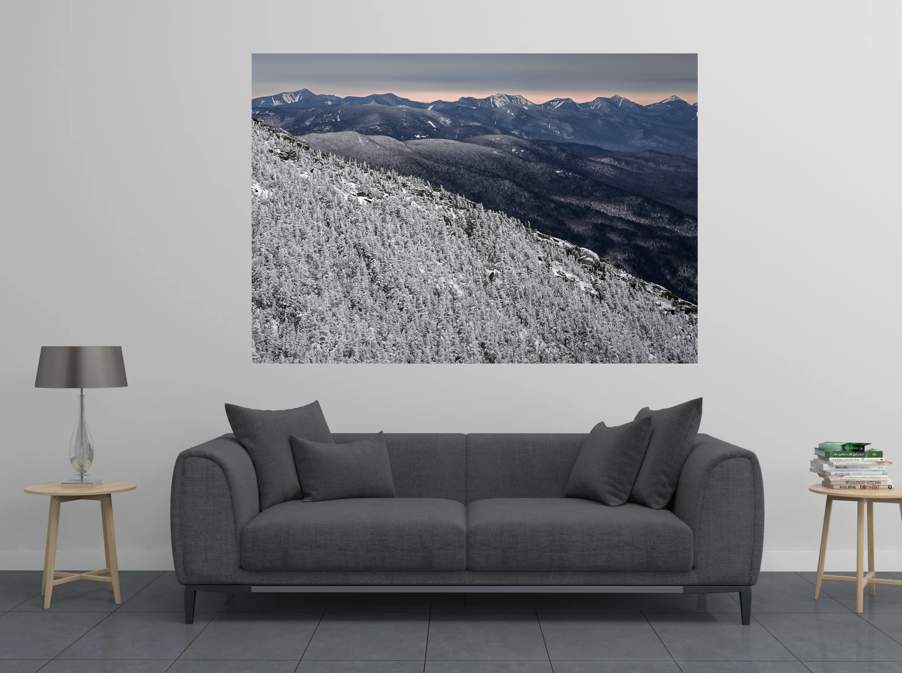print of The Great Range from Whiteface