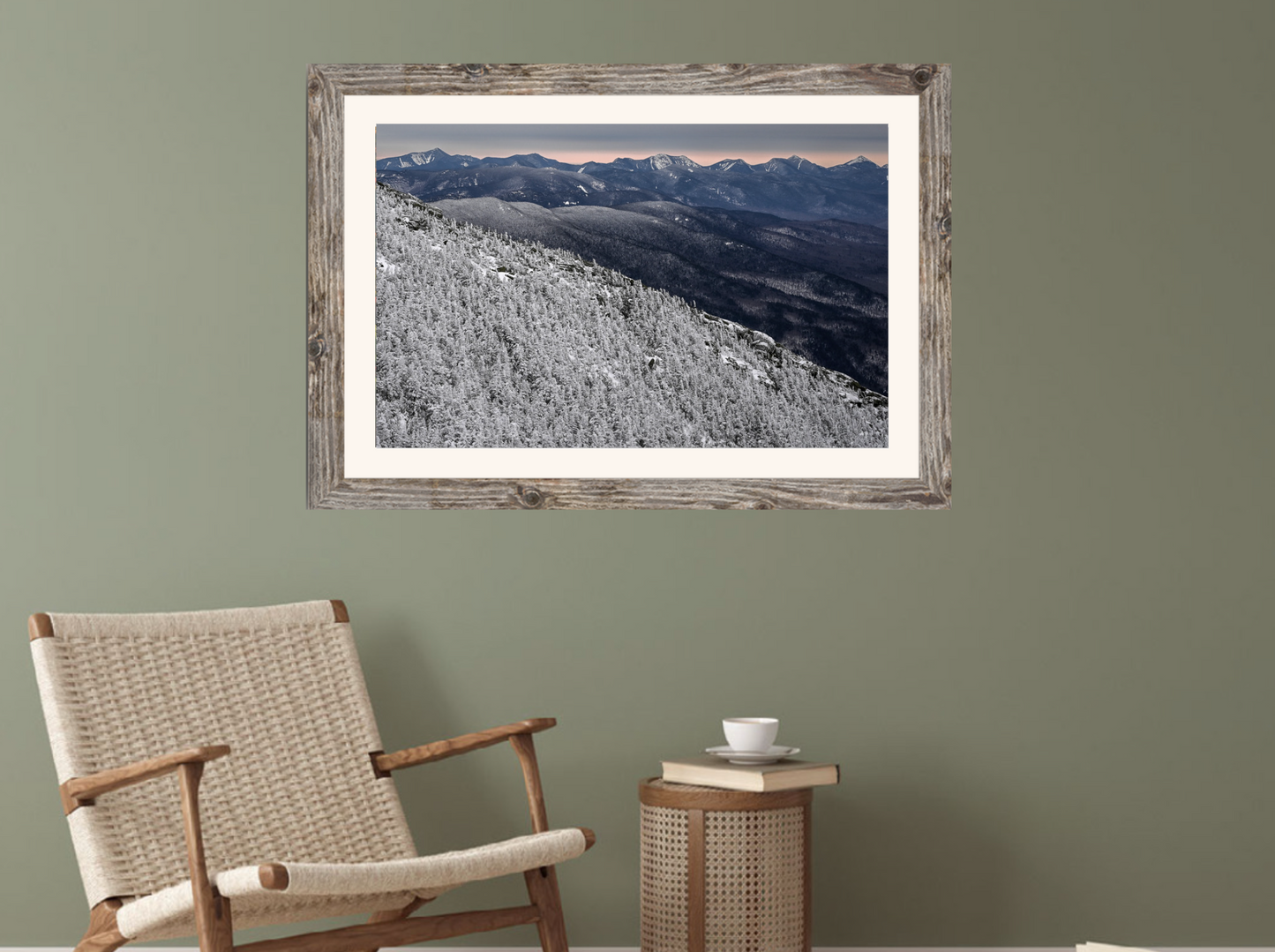 print of The Great Range from Whiteface