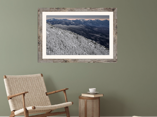 print of The Great Range from Whiteface
