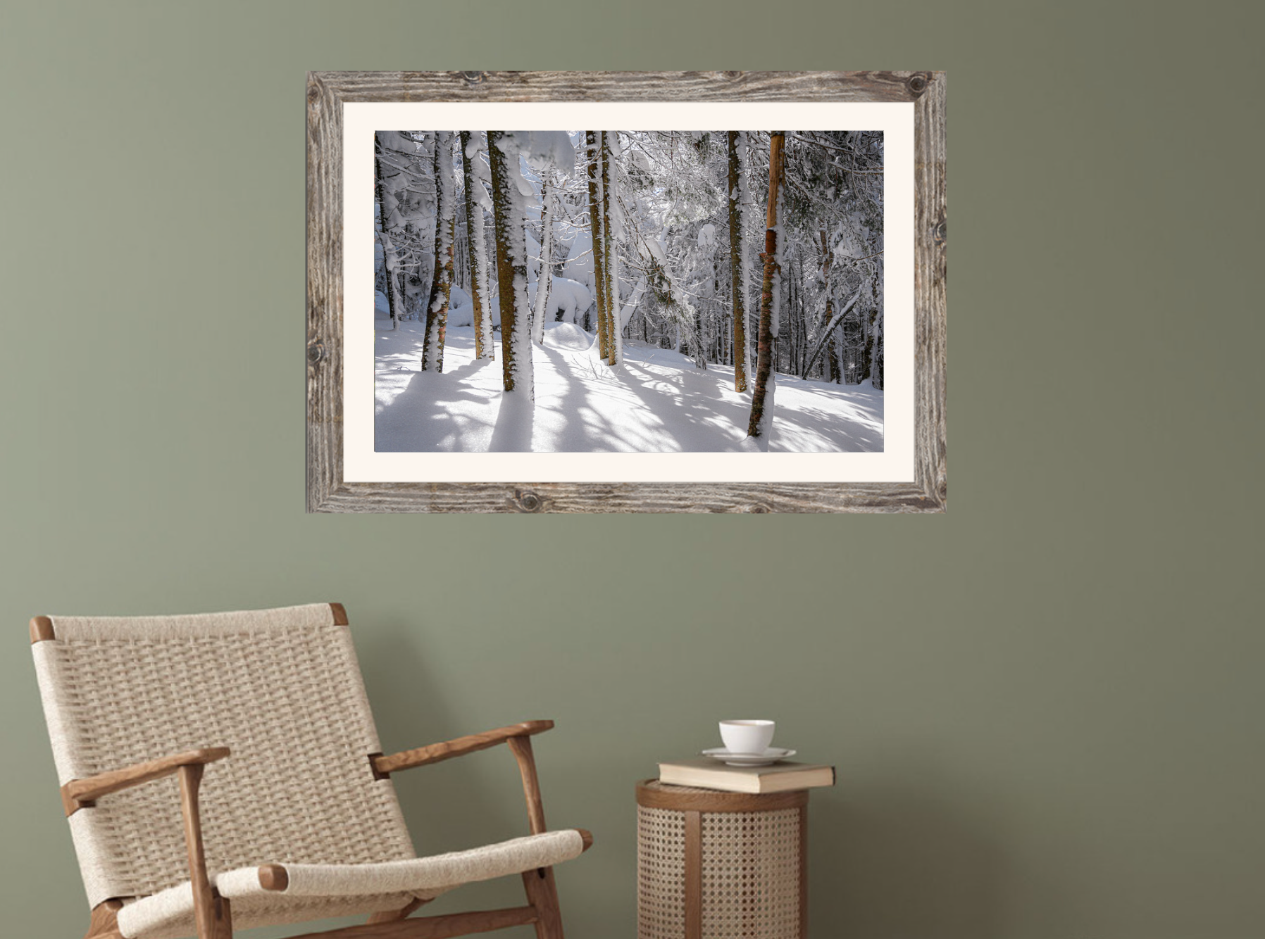 print of Winter Woods