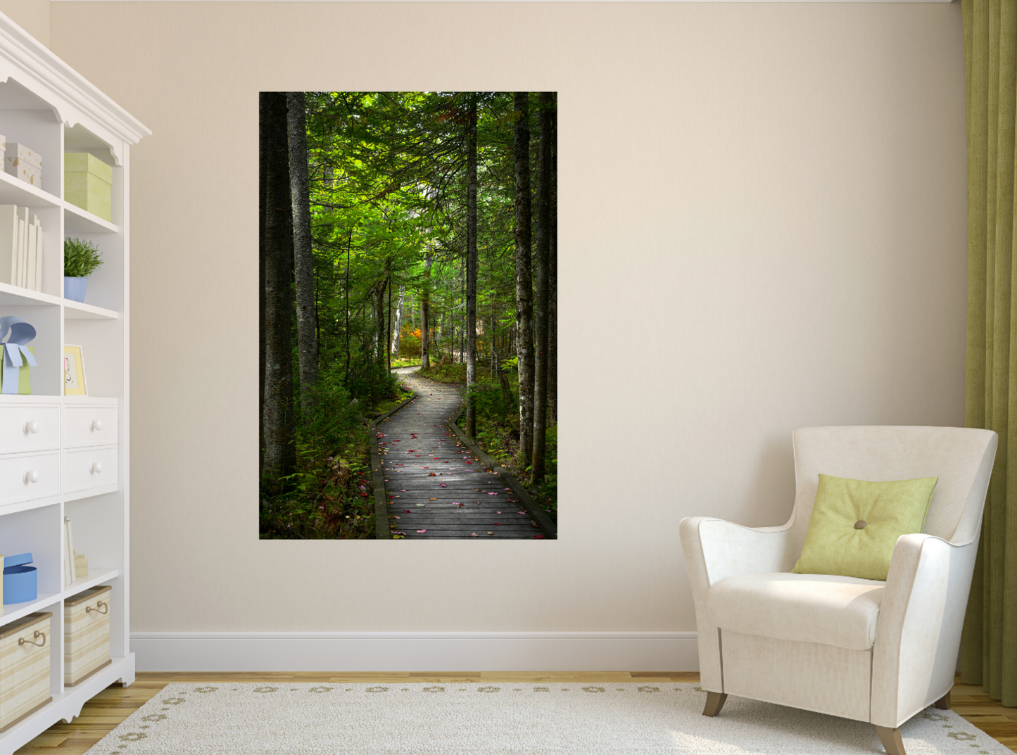 print of a Woodland Boardwalk