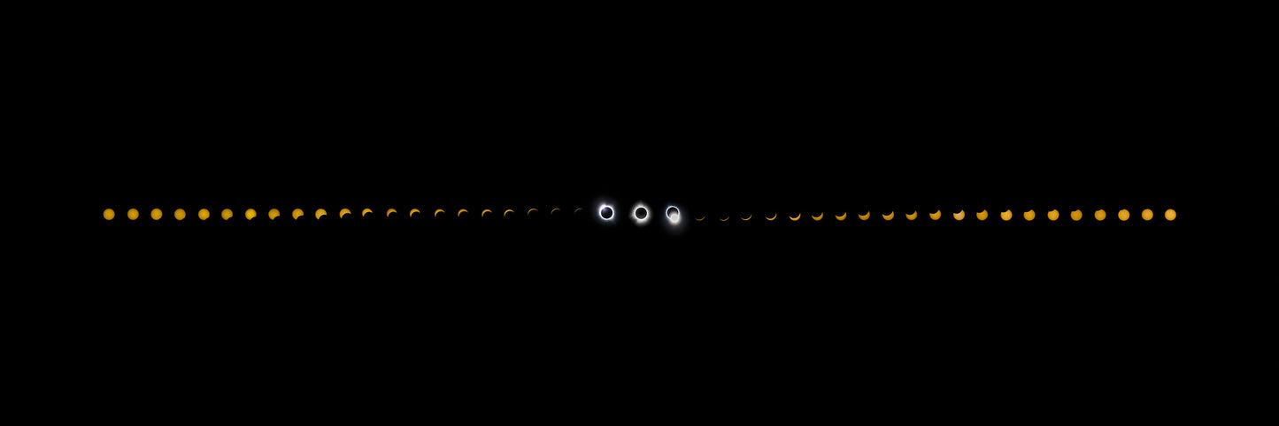 2024 Solar Eclipse Timelapse Panorama