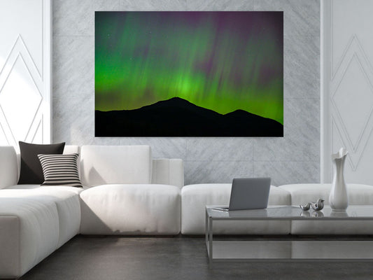 Whiteface Mountain with the Aurora