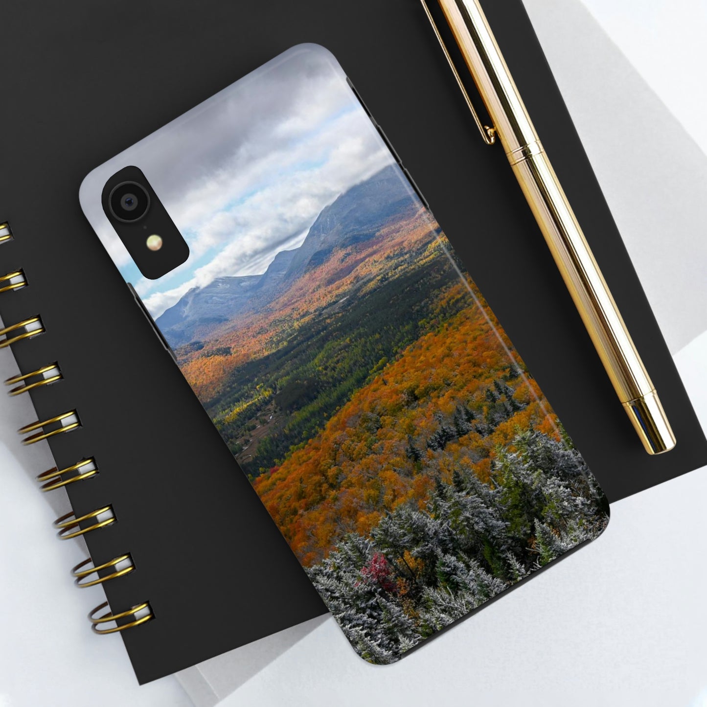 Impact Resistant Phone Case - Frosty Fall Day, Mt. Van Hoevenberg