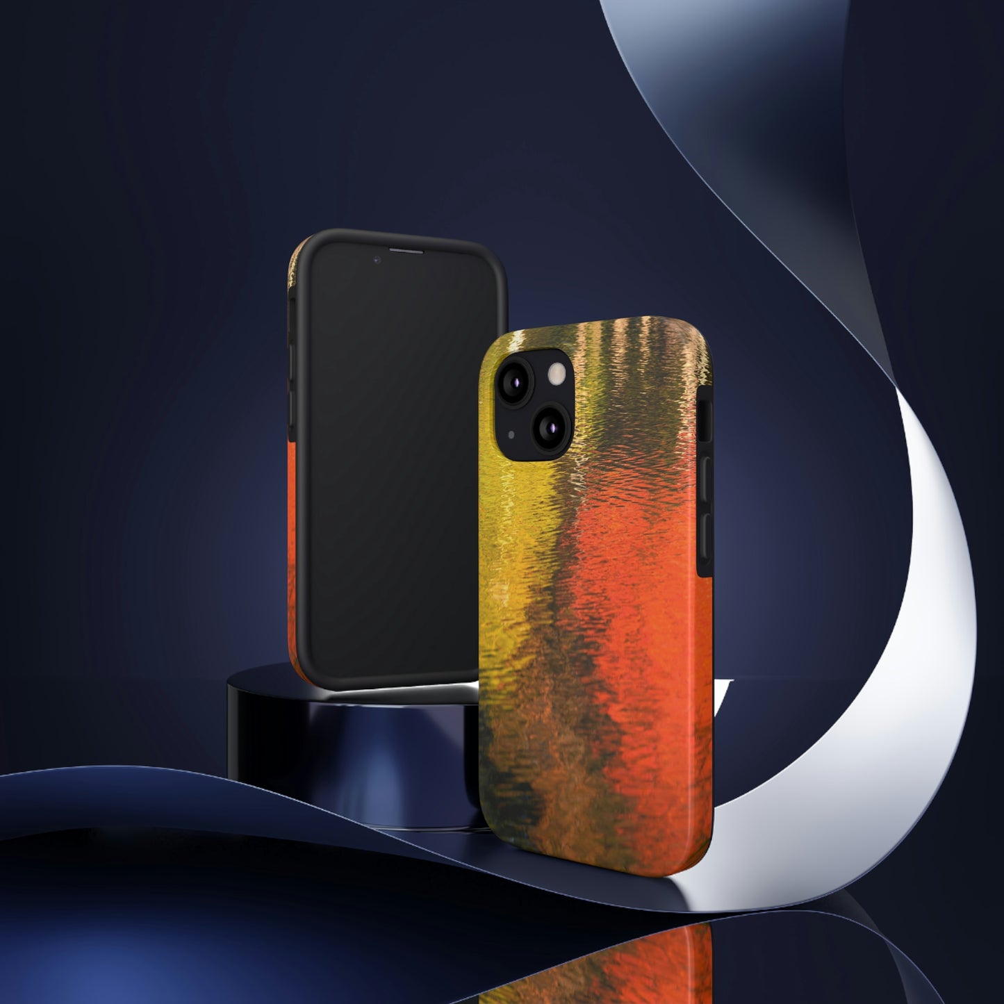 Impact Resistant Phone Case - Reflections of Autumn