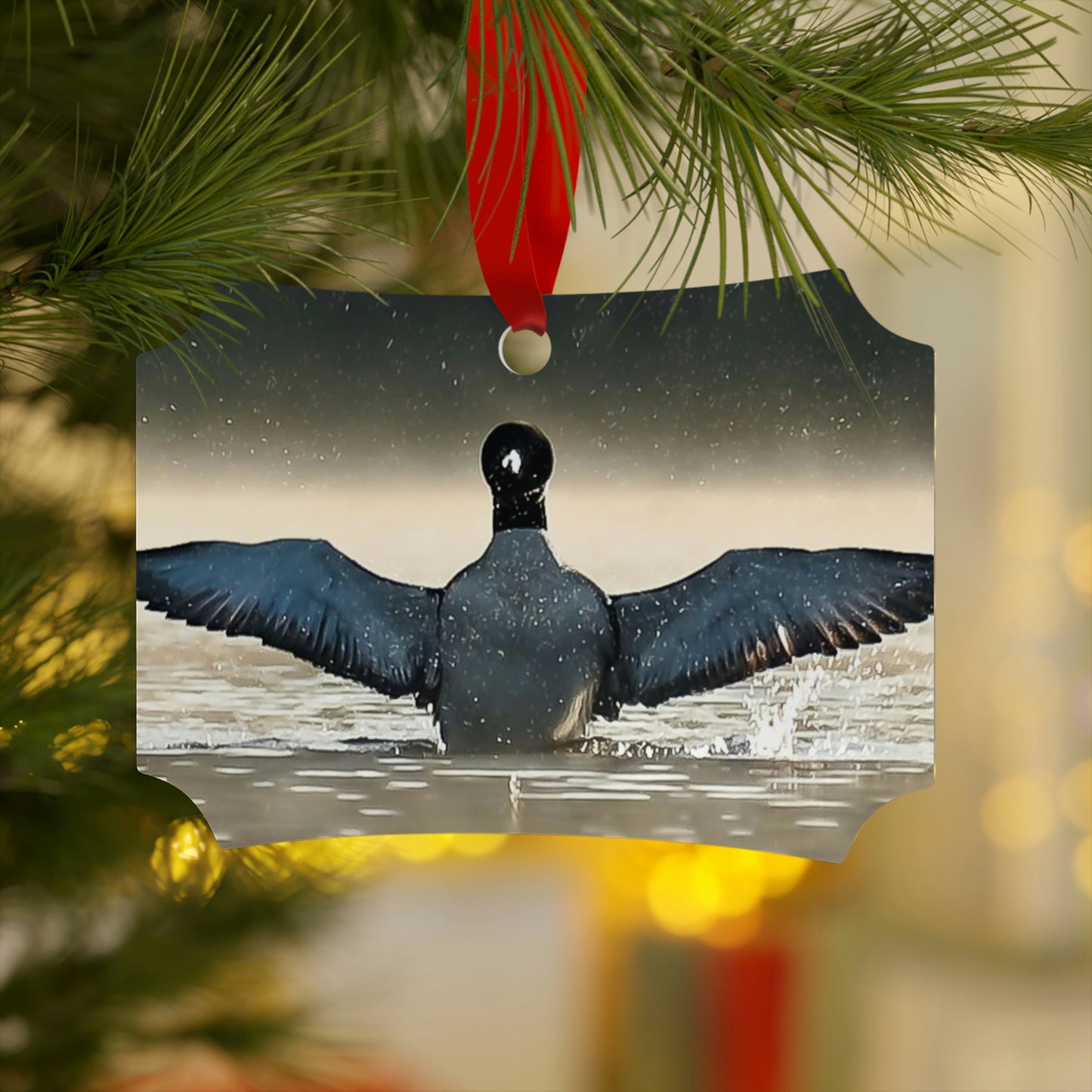 Loon Wingspread Ornament