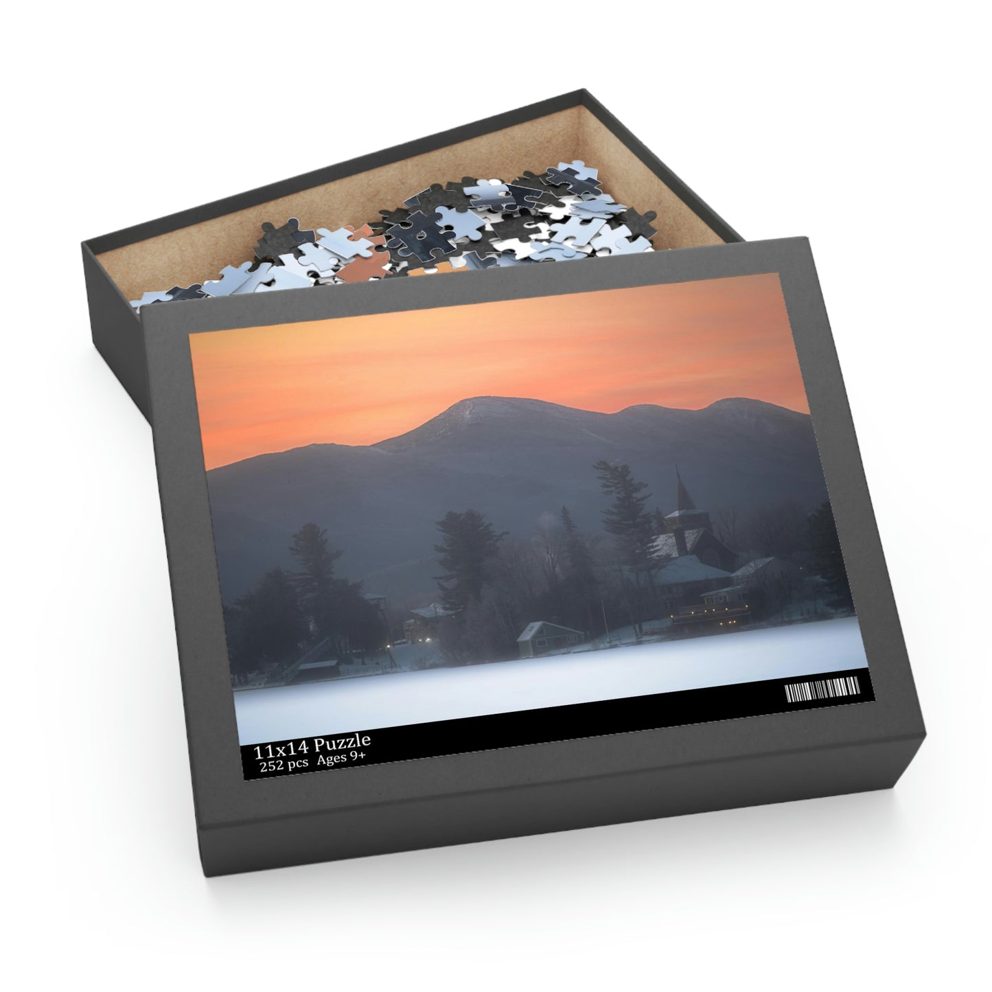 Puzzle - Mirror Lake Winter Sunrise