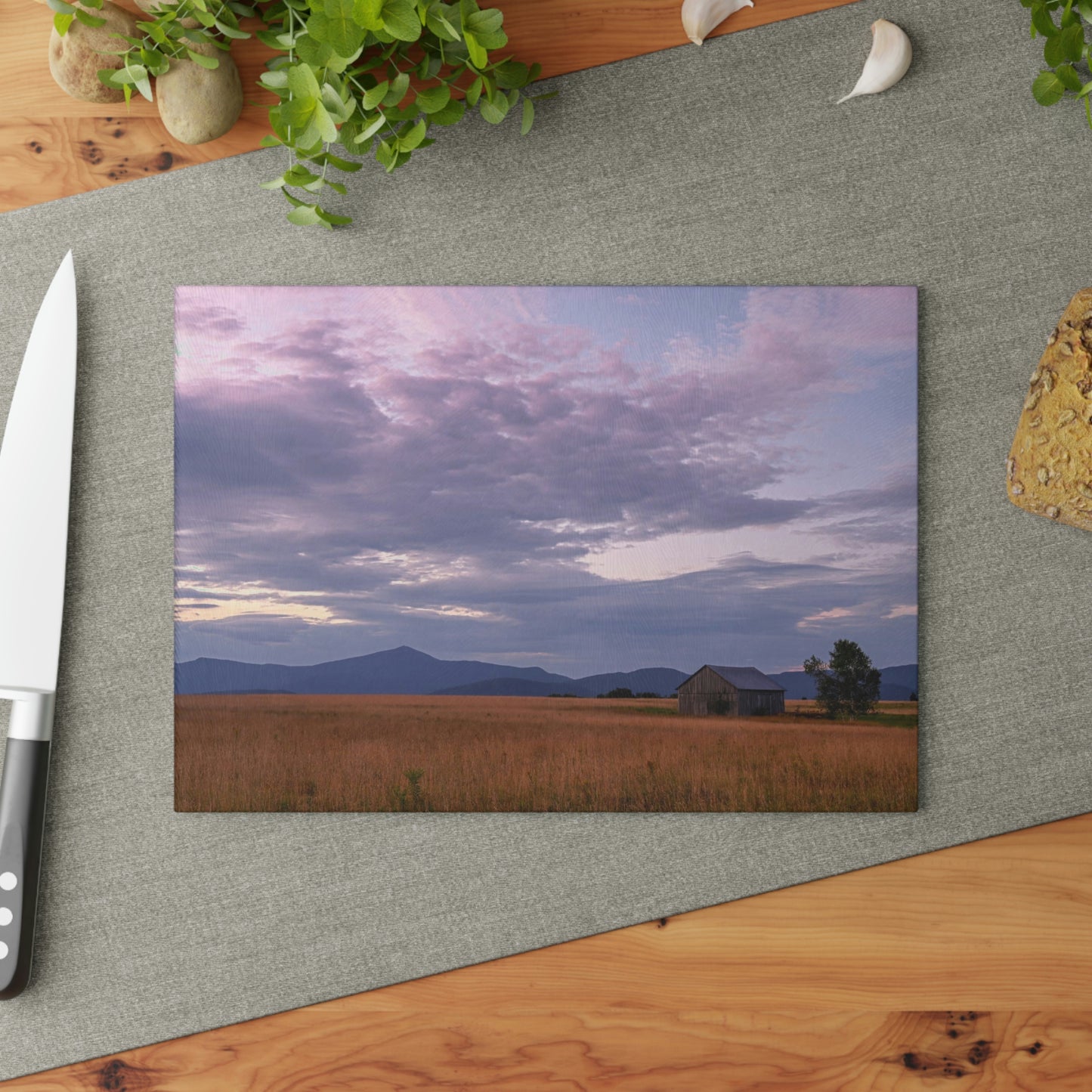 Glass Cutting Board - Norman Ridge