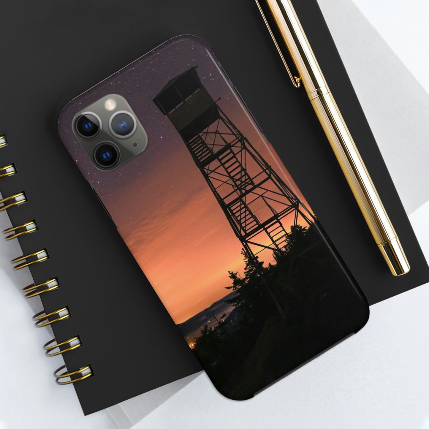 Impact Resistant Phone Case - Starry Night, Bald Mt.