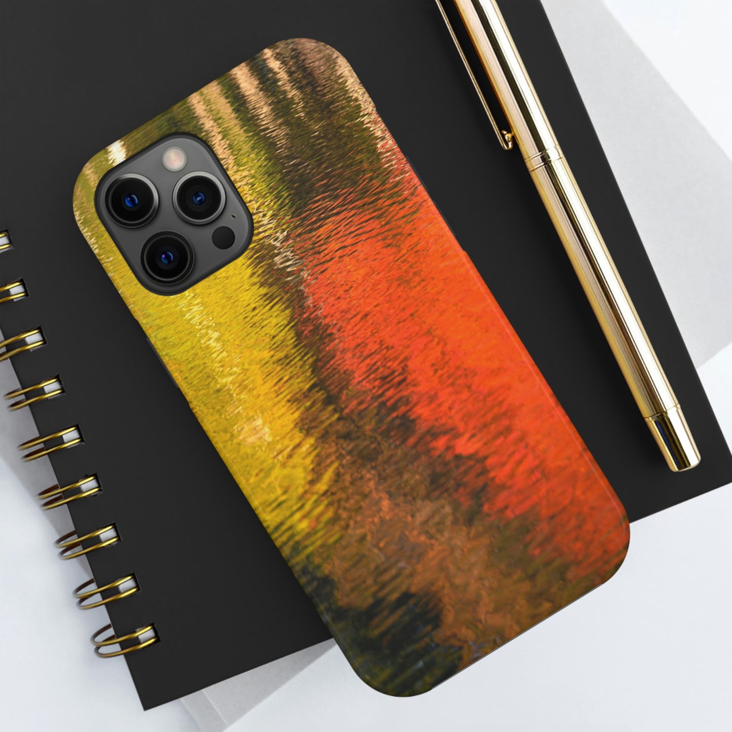 Impact Resistant Phone Case - Reflections of Autumn