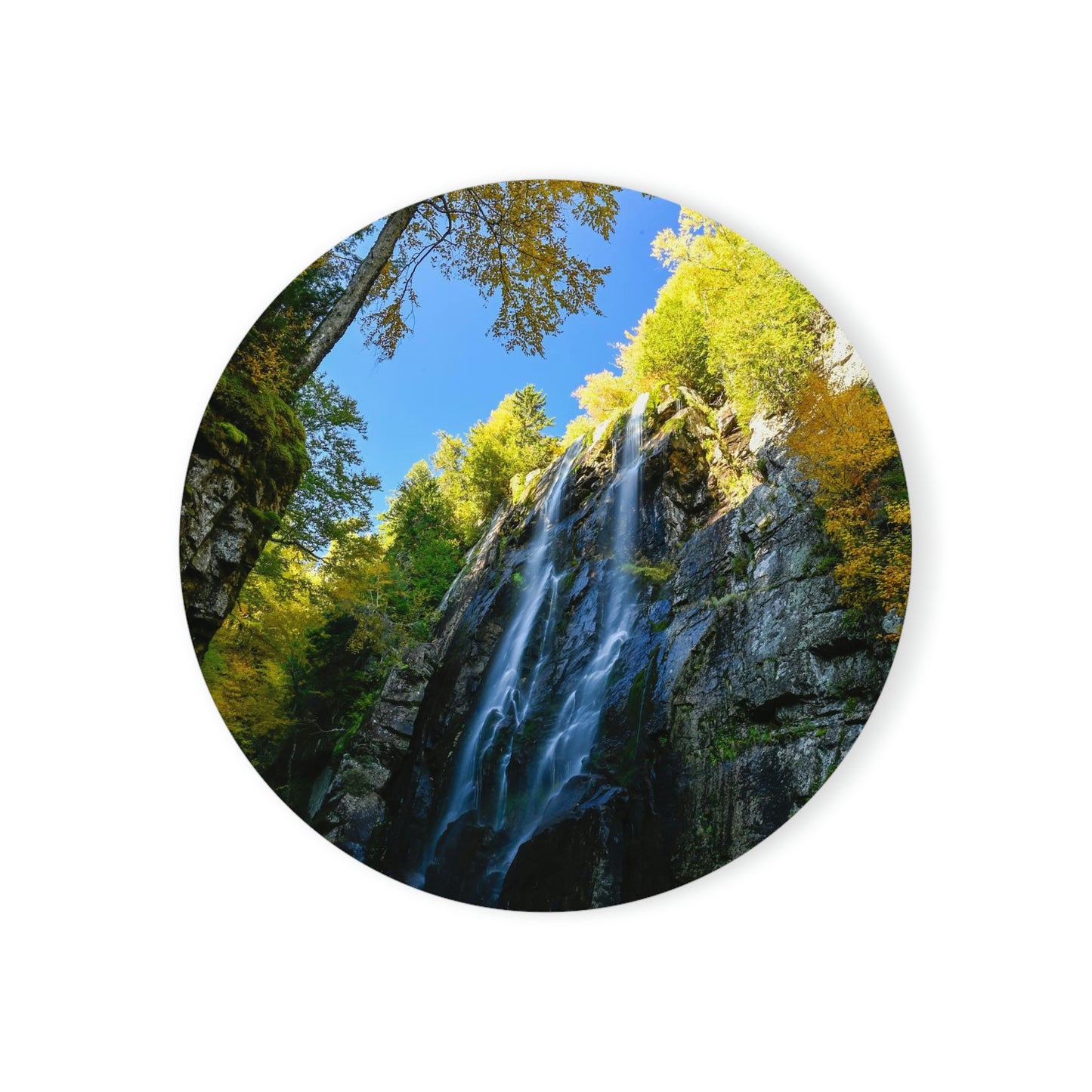 Cork Back Coaster - Rainbow Falls