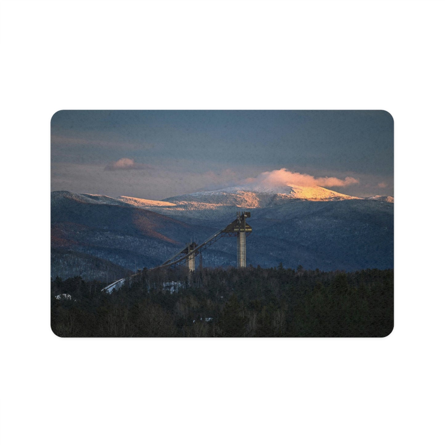 Pet Food Mat - Olympic Ski Jumps, Lake Placid