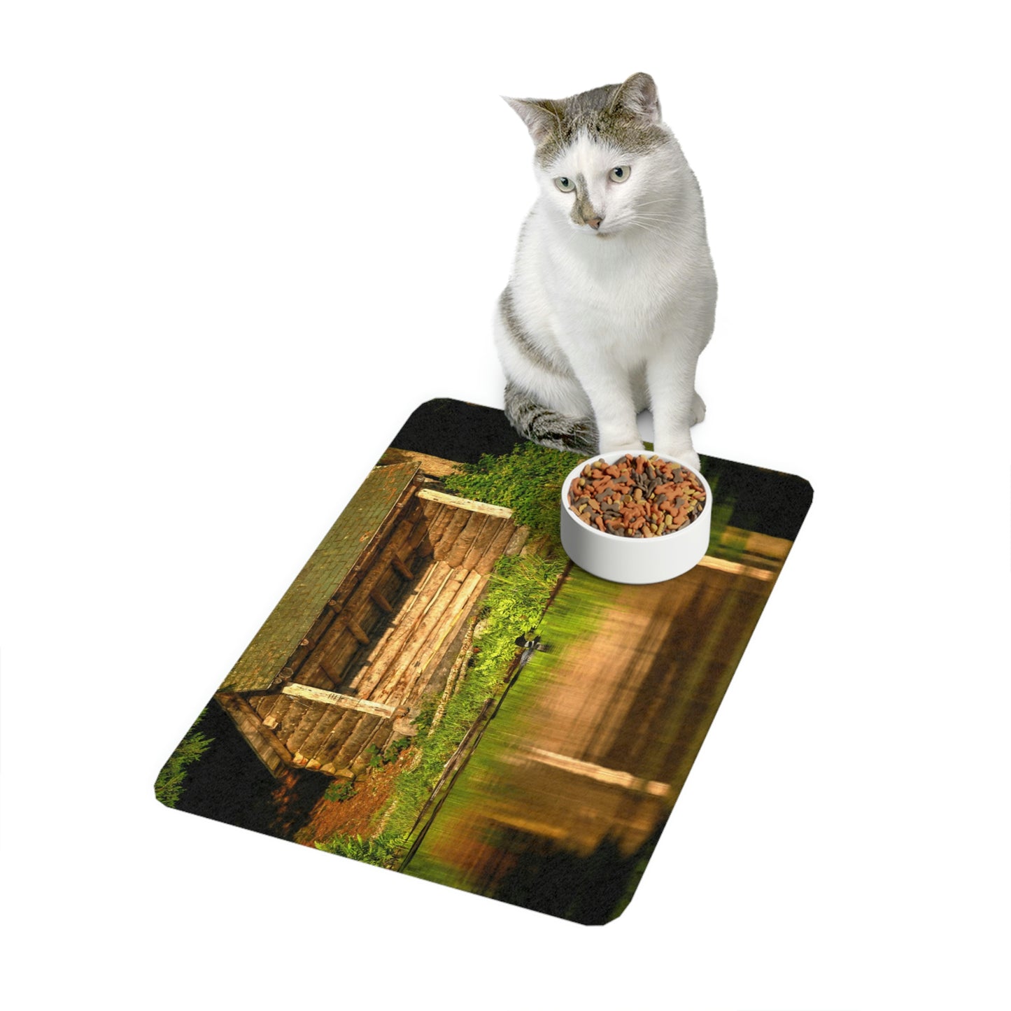 Pet Food Mat - Lean-to & Loon