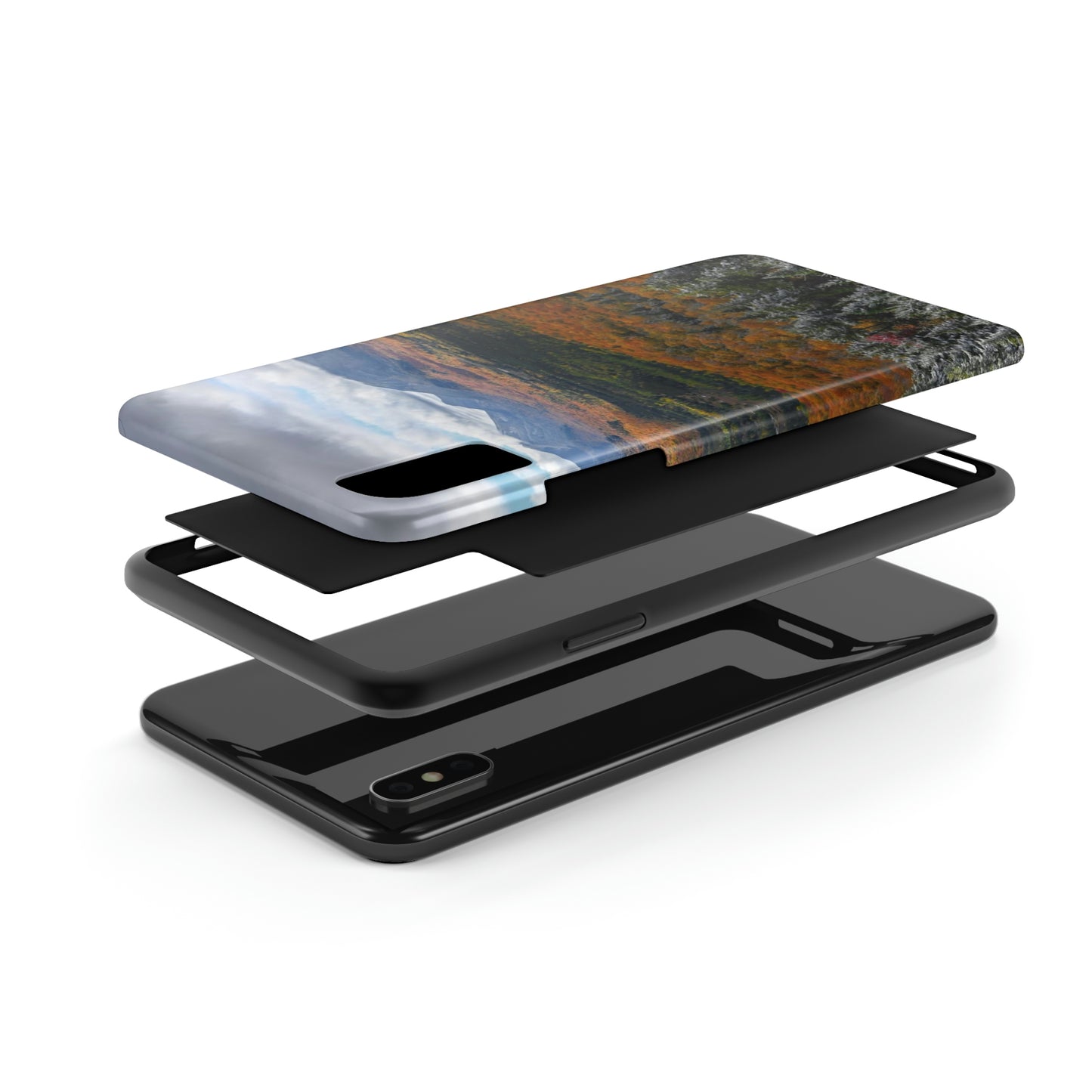 Impact Resistant Phone Case - Frosty Fall Day, Mt. Van Hoevenberg