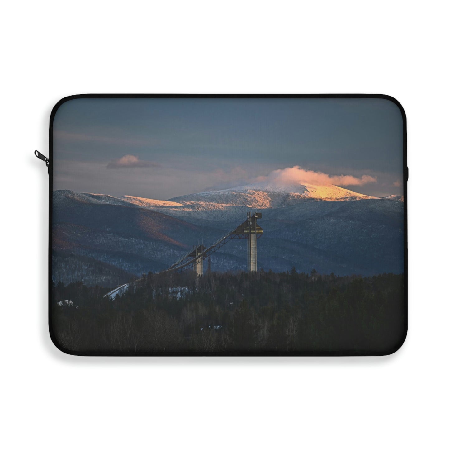 Laptop Sleeve - Olympic Ski Jumps, Lake Placid