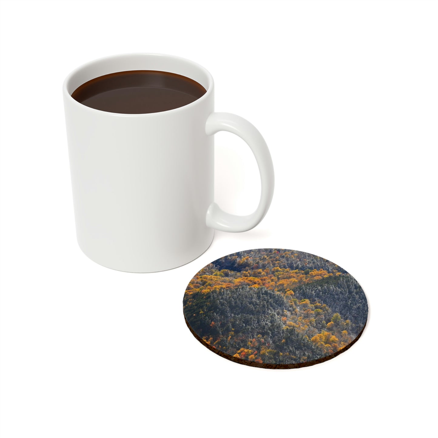 Cork Back Coaster - Seasons Collide
