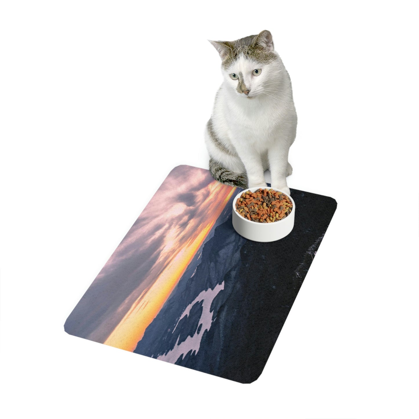 Pet Food Mat - Lake Placid View, Whiteface