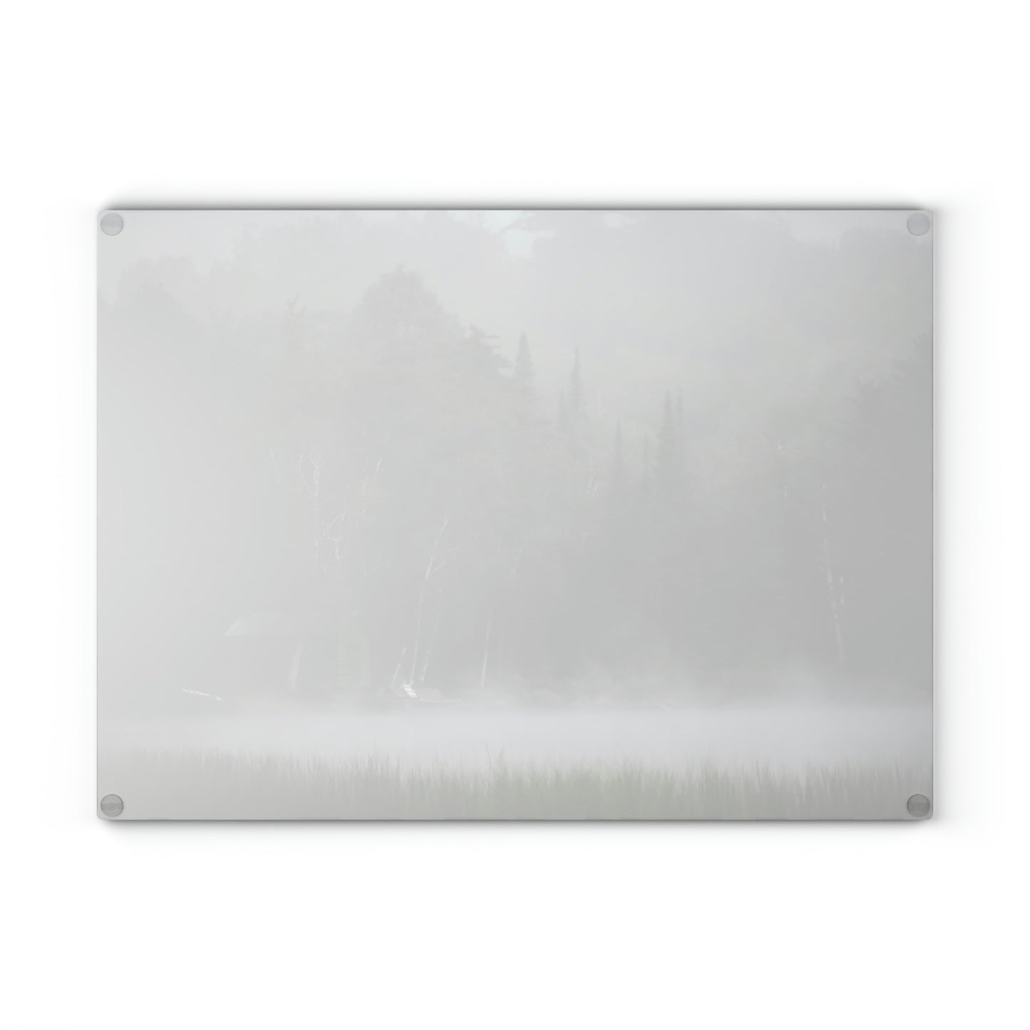 Glass Cutting Board - Adirondack Morning