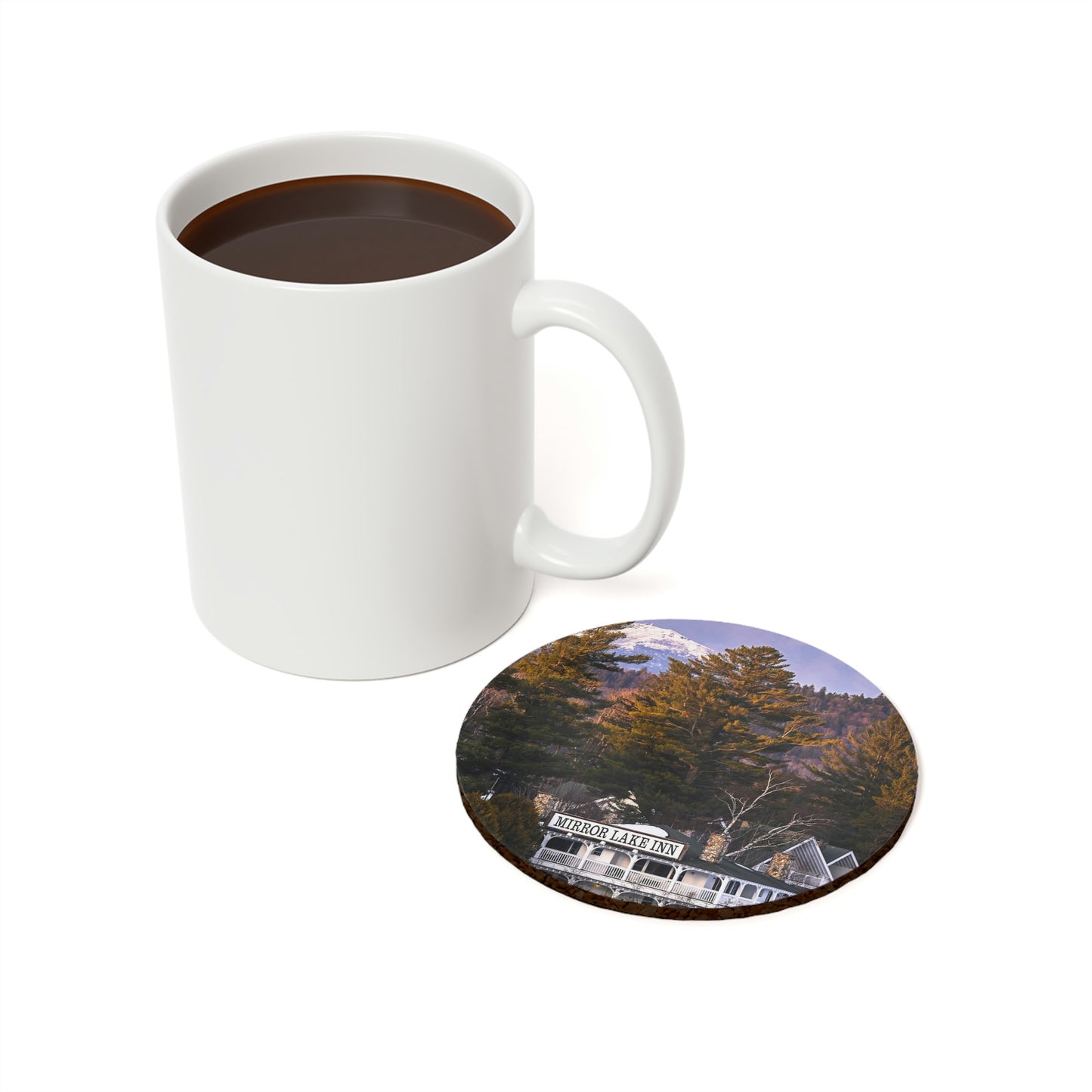 Cork Back Coaster - Mirror Lake Inn