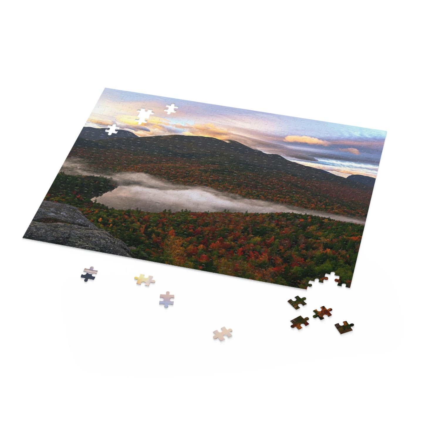 Puzzle - Autumn Sunrise over Heart Lake