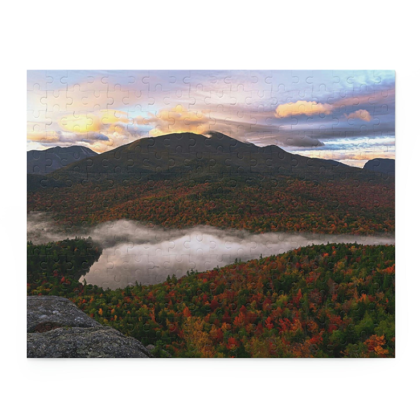 Puzzle - Autumn Sunrise over Heart Lake